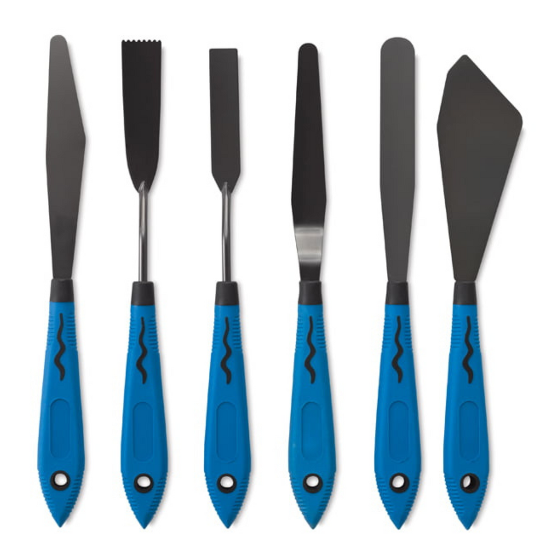 RGM Blick Comfort Grip Palette Knives - Mix and Spread, Set of 6
