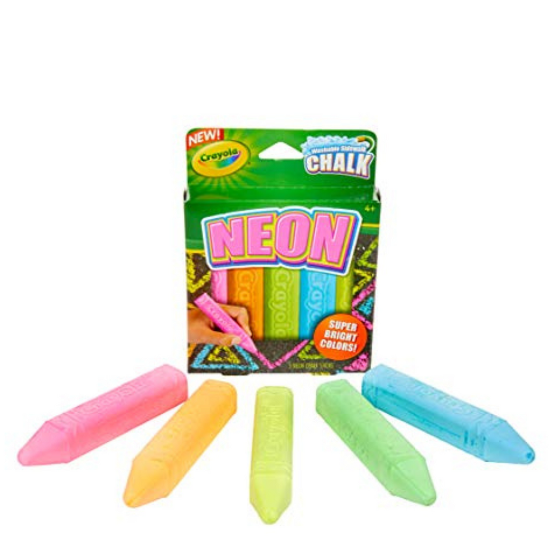 Crayola Neon Washable Sidewalk Chalk