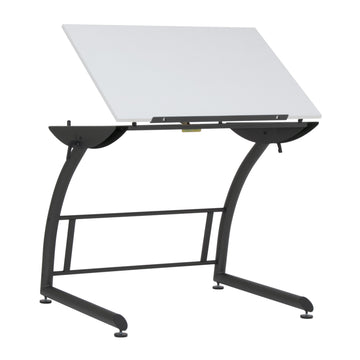 Studio Designs Triflex Modern Adjustable Drafting Table with 35" Wide Angle