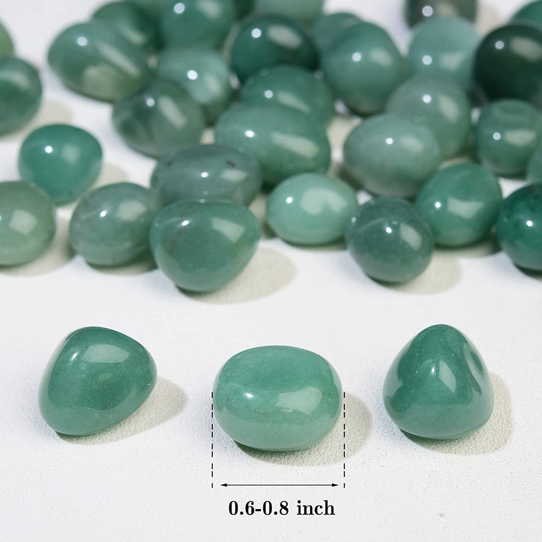 Ainuosen 1LB Natural Polished Tumbled Lapis Lazuli Crystals Stones 0.8-1.2 inch