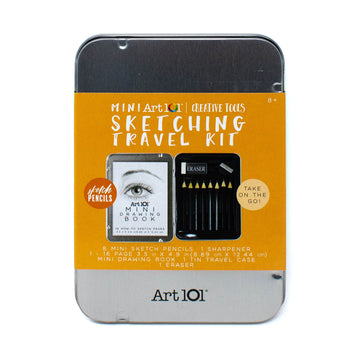 Art 101 Creative Tools Sketching Tin Drawing Set for Children to Adults